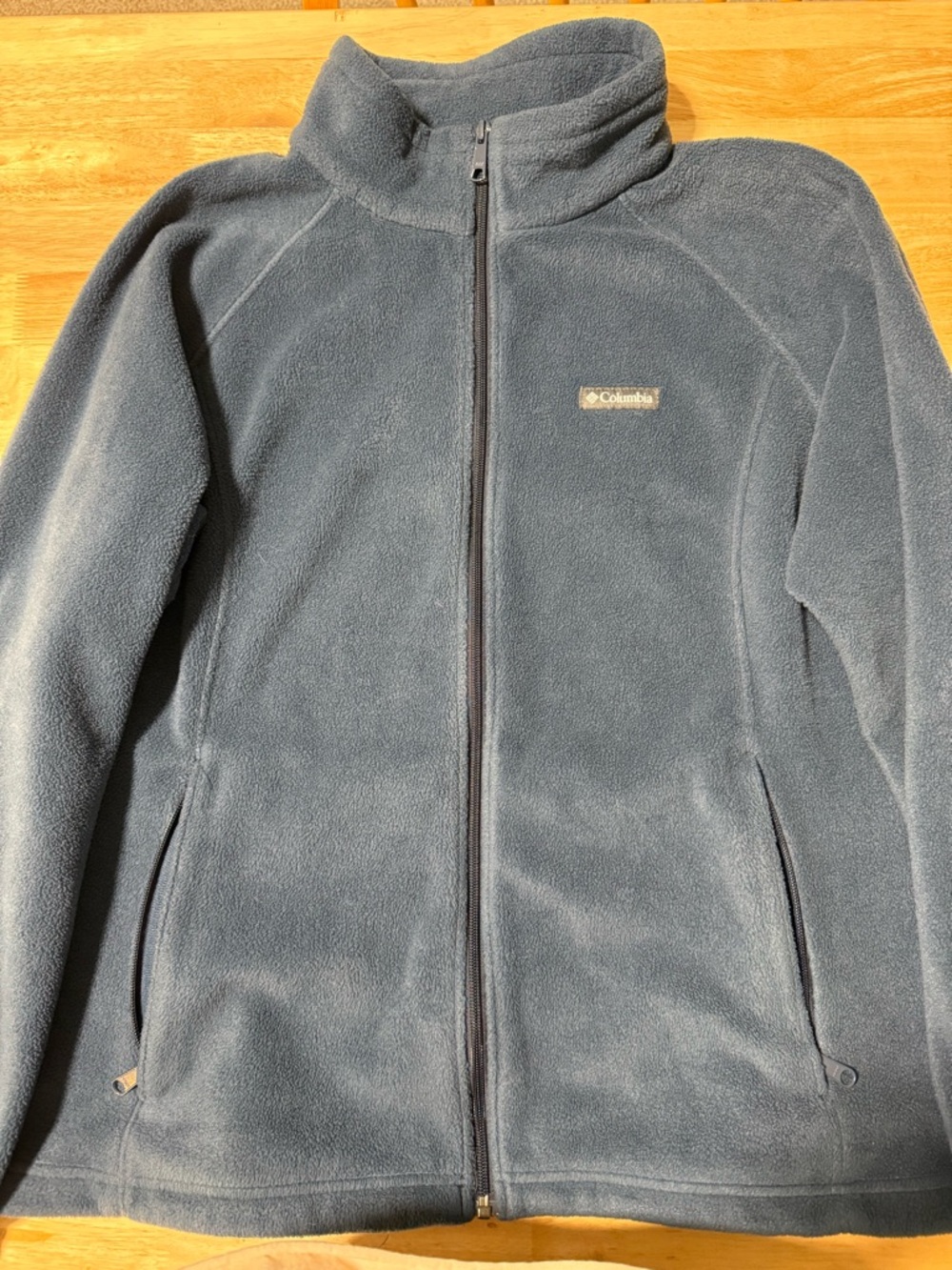 Columbia Fleece Jacket Women’s 2X Navy Blue Full Zip